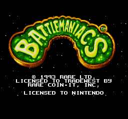 Battletoads in Battlemaniacs (Europe) Title Screen